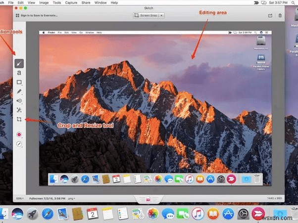 Cách cắt ảnh chụp màn hình trên máy Mac 