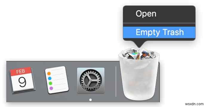 Cách xóa tệp tải xuống trên máy Mac