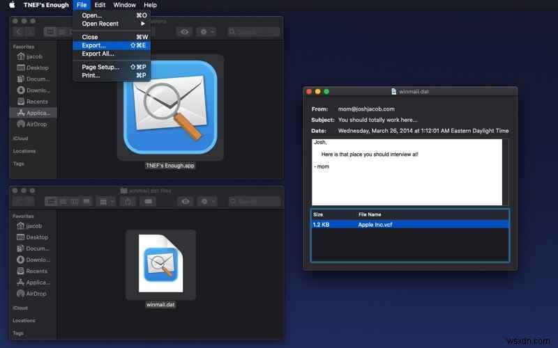 Cách mở tệp Winmail.dat trên máy Mac của bạn