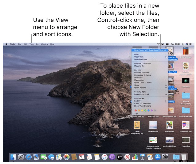 Cách sắp xếp tệp và thư mục trên máy Mac 