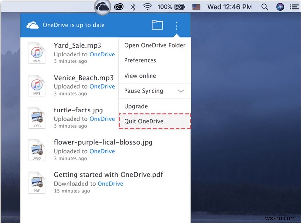 Cách gỡ cài đặt OneDrive trên máy Mac 