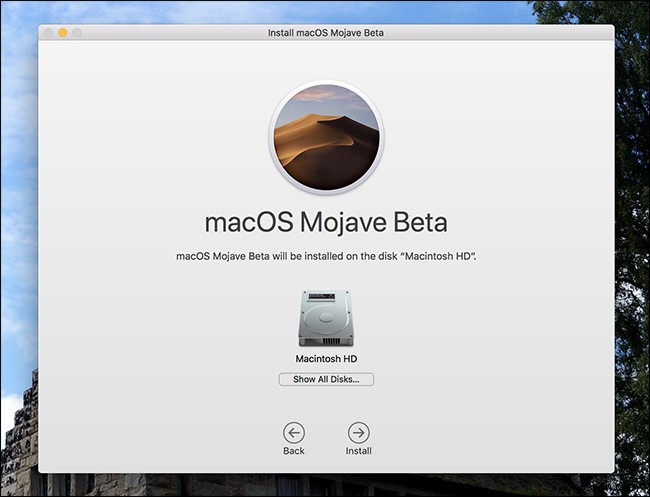 Cách sử dụng MacOS Mojave Beta ngay lập tức