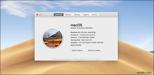 Cách sử dụng MacOS Mojave Beta ngay lập tức