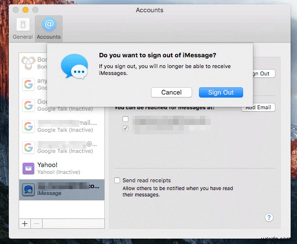 Cách khắc phục iMessage không hoạt động trên Mac