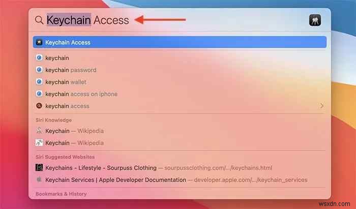 Cách xem mật khẩu chuỗi khóa iCloud trên máy Mac