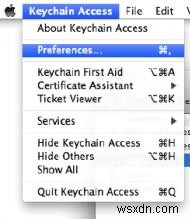 Cách đặt lại mật khẩu chuỗi khóa trên máy Mac
