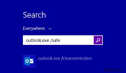 Cách khởi động Outlook ở chế độ An toàn