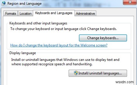 Cách thay đổi ngôn ngữ hiển thị trong Windows 7