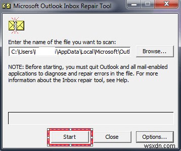 Cách sửa chữa tệp PST của Outlook