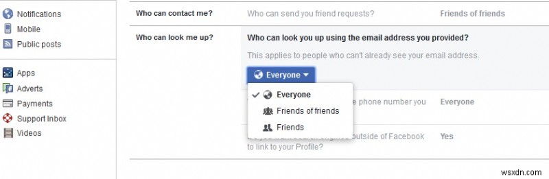 Cách ẩn tài khoản Facebook khỏi người lạ