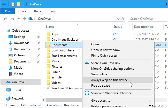 Cách sử dụng tính năng tệp theo yêu cầu mới của OneDrive trong Windows 10