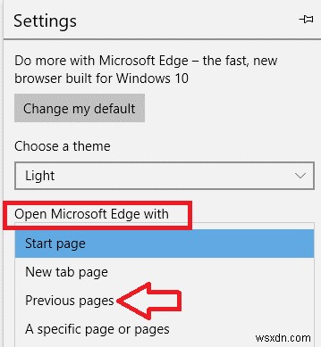 Cách khôi phục phiên cuối cùng trong Microsoft Edge Chrome, Firefox, Internet Explorer