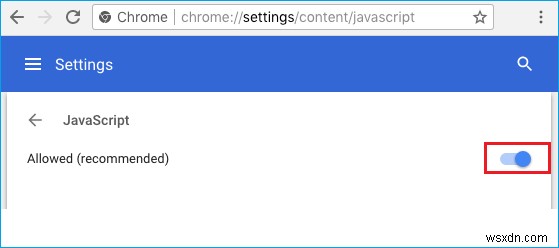 Cách bật JavaScript trong trình duyệt web