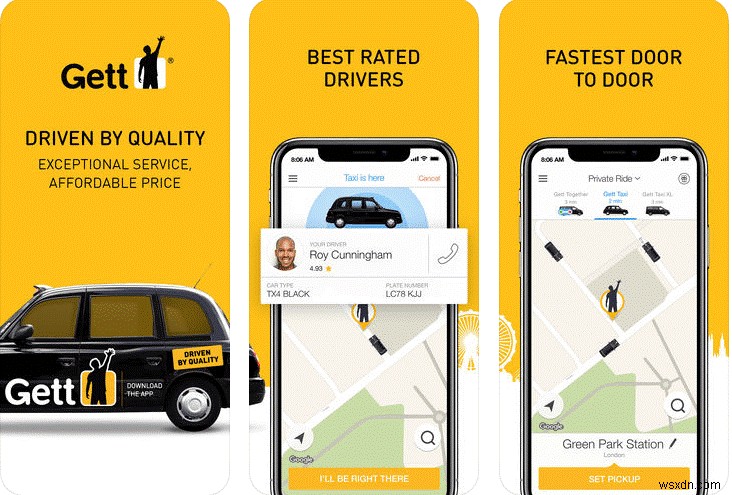 10 ứng dụng đặt xe taxi tốt nhất trên thế giới