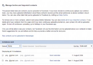Cách xóa danh sách liên hệ trên điện thoại mà Facebook có
