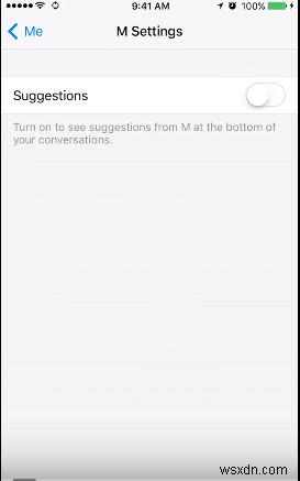 Tắt &Bật Đề xuất M của Facebook Messenger