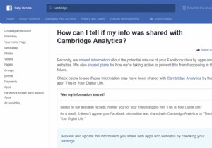 Bây giờ hãy kiểm tra xem dữ liệu Facebook của bạn đã được chia sẻ với Cambridge Analytica chưa