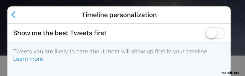 Twitter ra mắt tính năng dòng thời gian mới