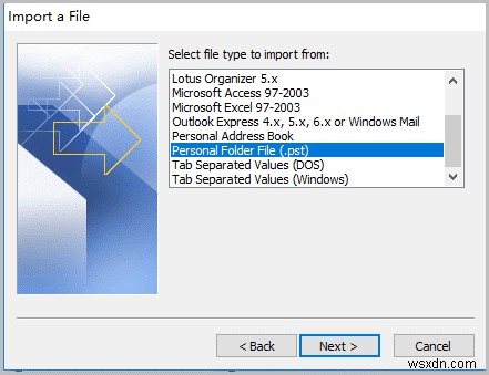 Cách quản lý tệp PST trong Microsoft Outlook