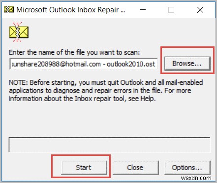 Đã sửa lỗi Microsoft Outlook Has Stopped Working