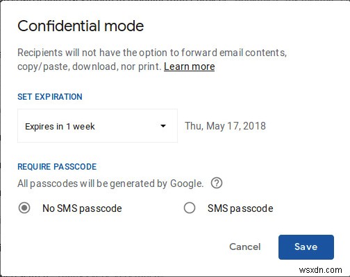 Cách sử dụng Chế độ bảo mật và ngoại tuyến mới của Gmail