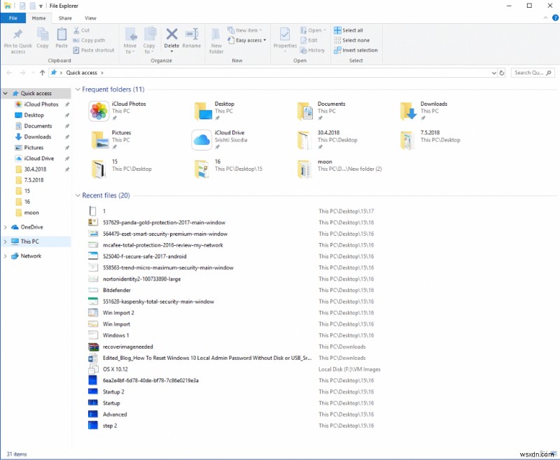 Làm cách nào để khôi phục các tệp bị thiếu sau khi cập nhật Windows 10 tháng 4?
