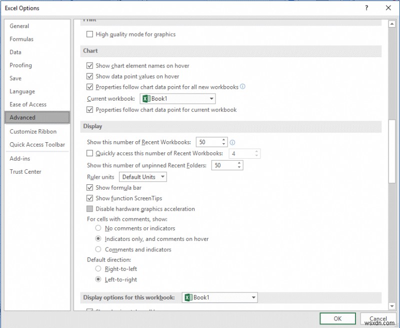 Excel bị kẹt khi mở tệp 0% Khắc phục