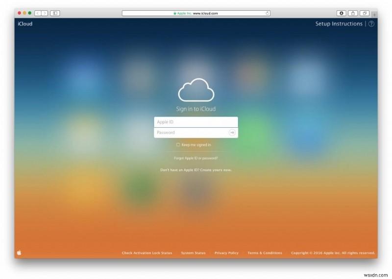 Cách truy cập email iCloud bằng trình duyệt web