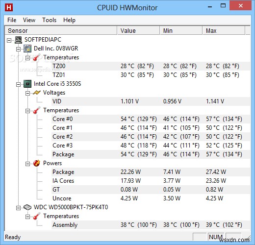 15 Phần mềm theo dõi nhiệt độ CPU tốt nhất cho PC chạy Windows 10, 7, 8