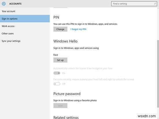 Làm cách nào để thiết lập Windows Hello trong Windows 10?