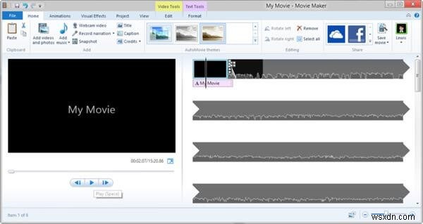 Một số mẹo và thủ thuật cơ bản để thành thạo Windows Movie Maker