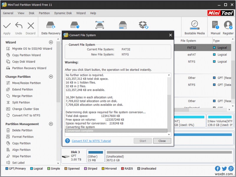 MiniTool Partition Wizard:Trình quản lý phân vùng tối ưu cho Windows!