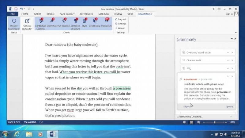 Cách thêm Grammarly vào MS Word và Outlook – 2022