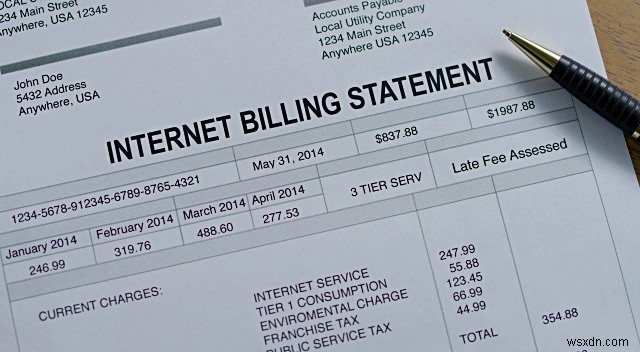 Cách cư dân Hoa Kỳ có thể kiểm tra việc vượt quá chi phí Internet