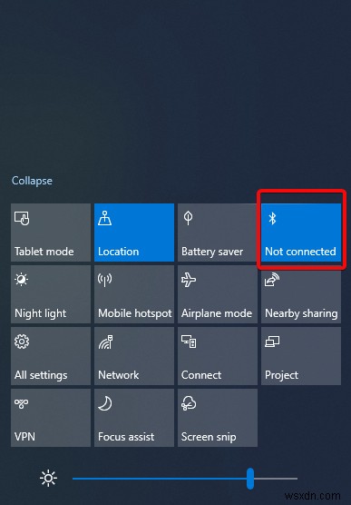 Cách kết nối tai nghe Bluetooth với máy tính thông qua Windows Action Center