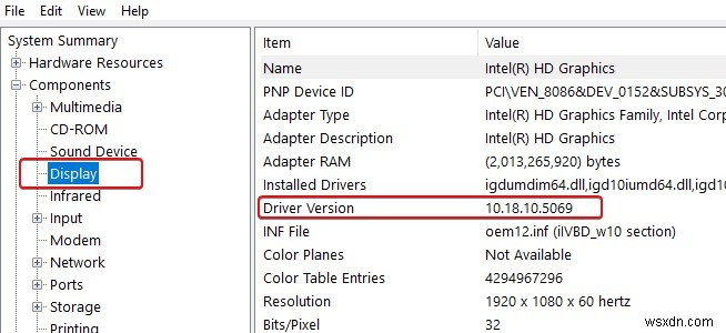 Làm cách nào để biết tôi có trình điều khiển đồ họa Intel nào?
