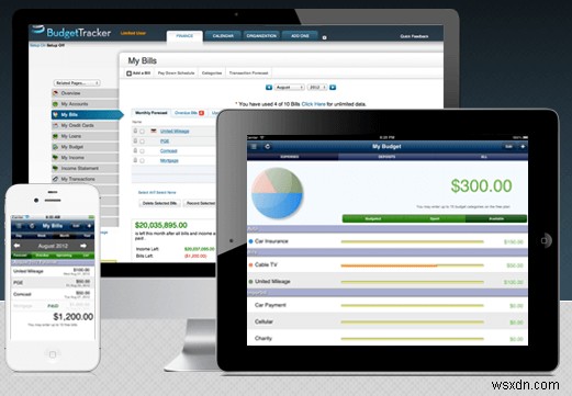 Công cụ lập ngân sách trực tuyến giúp bạn quản lý chi phí