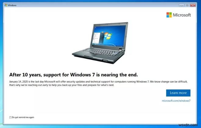 Những điều bạn cần biết về việc hết hạn sử dụng Windows 7?