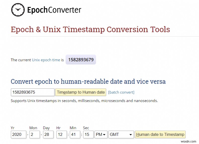 Dấu thời gian Unix Epoch là gì và cách chuyển đổi Thời gian Epoch thành Ngày?