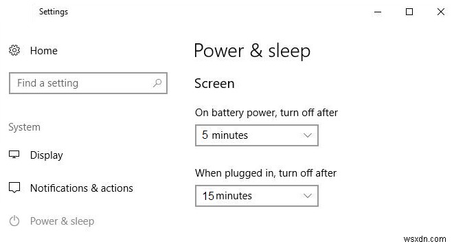Cách tự động tắt màn hình trong Windows 10?