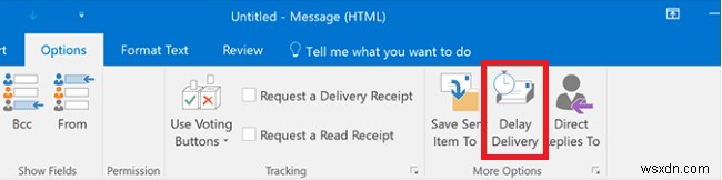Cách lên lịch gửi email trên Outlook