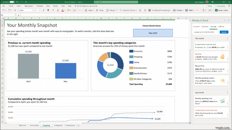 Bây giờ hãy sử dụng tiền trong Excel để quản lý chi phí của bạn