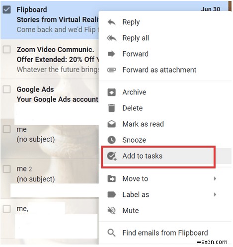 Cách tạo và làm việc với tác vụ trên Gmail