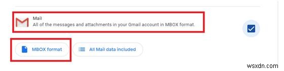 Cách tải xuống dữ liệu Gmail MBOX bằng Google Takeout