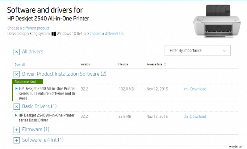 Cách tải xuống và cập nhật Trình điều khiển HP DeskJet 2540