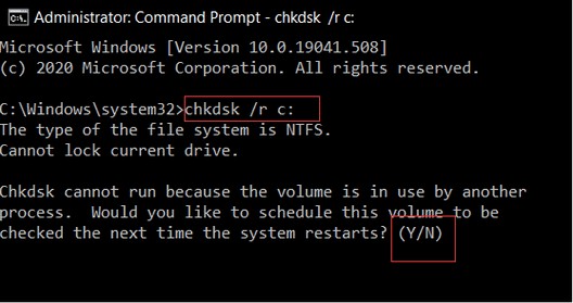 Cách khắc phục lỗi  CHKDSK không thể tiếp tục ở chế độ chỉ đọc  trong Windows 10?