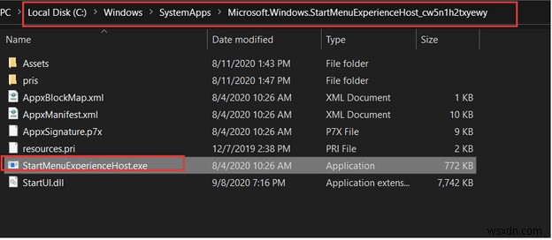 StartMenuExperienceHost.exe trong Windows 10 là gì và cách vô hiệu hóa nó?