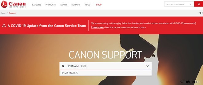 Làm cách nào để tải xuống trình điều khiển Canon PIXMA MG3620?