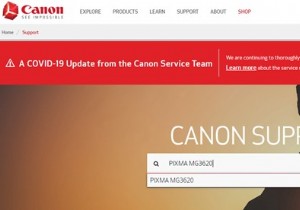 Làm cách nào để tải xuống trình điều khiển Canon PIXMA MG3620?