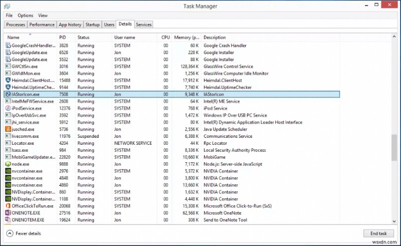 IAStorIcon.exe là gì và cách khắc phục lỗi ứng dụng IAStorIcon.exe